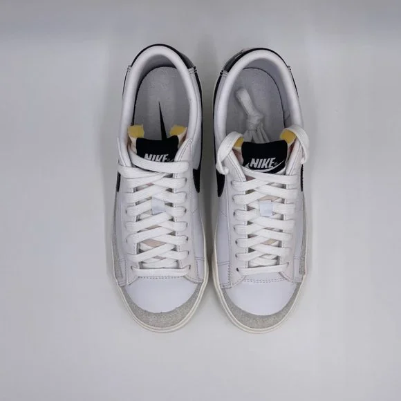 Nike Blazer Low ' 77 White / Black Womens Shoes - Picture 5 of 8